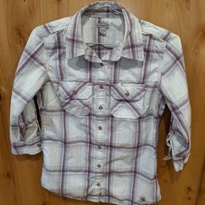 Carhartt 3/4 Sleeve Plaid Shirt
